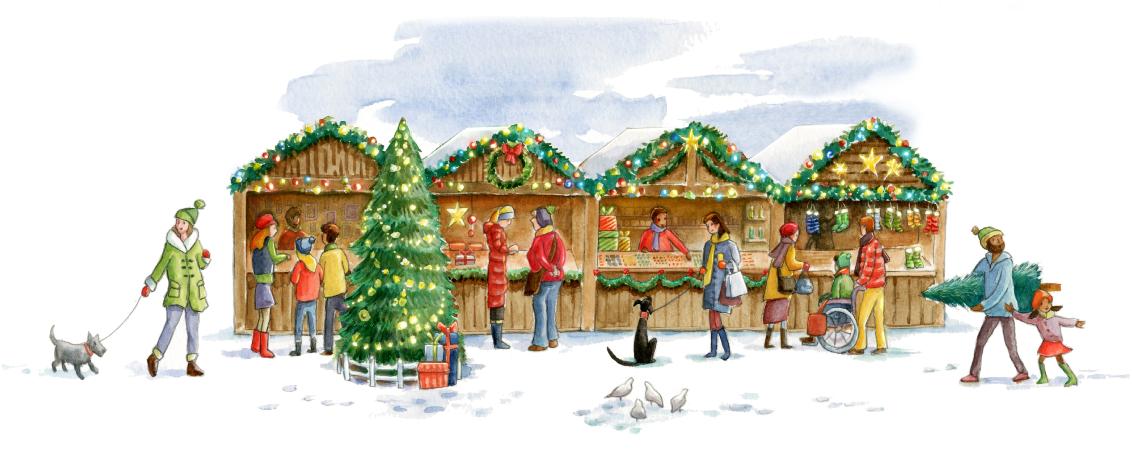 Chalets illustration