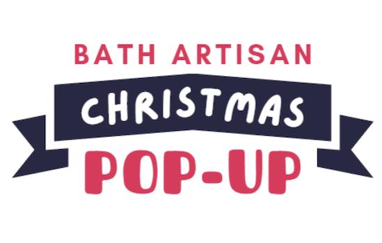 bath artisan christmas pop up logo