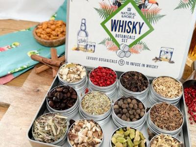 Selection of herbs and botanicals