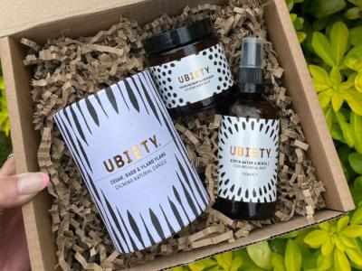 Candle and room spray gift set
