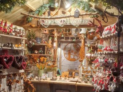 Chalet full of products