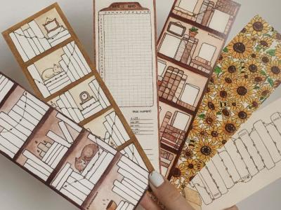 selection of handmade bookmarks 