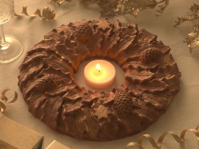 Chocolate Wreath