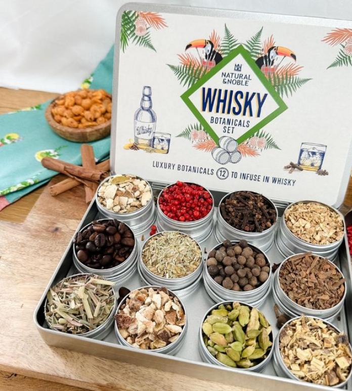 Selection of herbs and botanicals