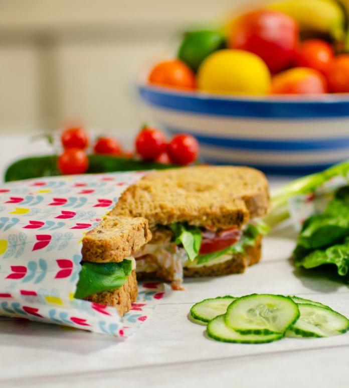 patterned sandwich wrap