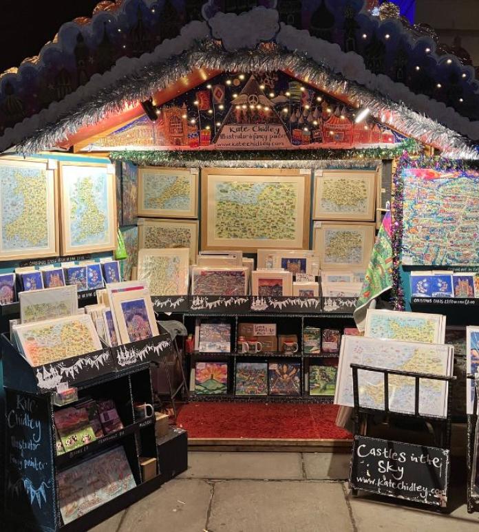 Bath Christmas Market chalet