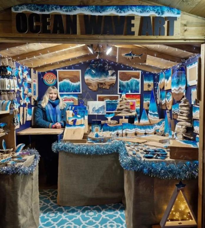 Wooden products in a chalet