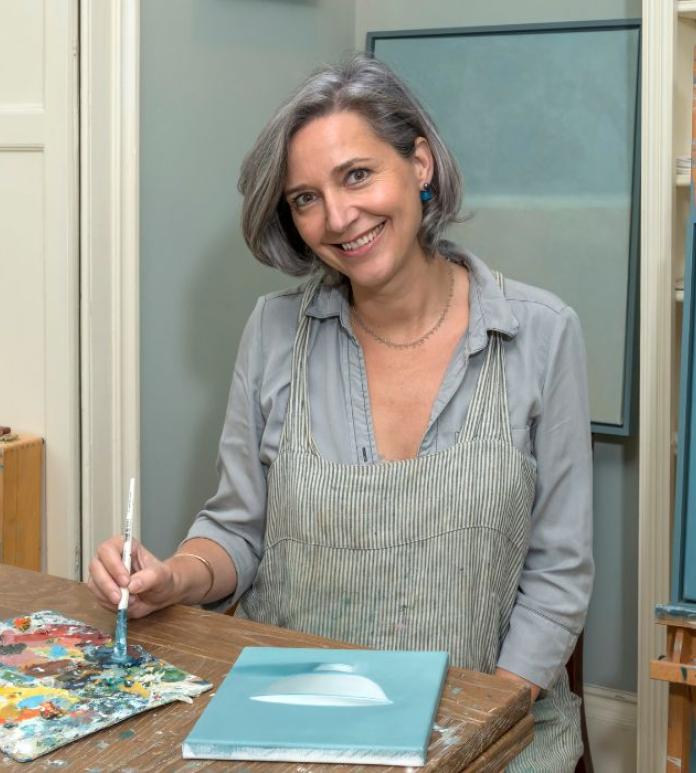 Woman painting