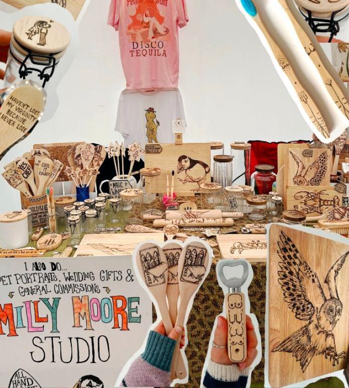 Collage of products