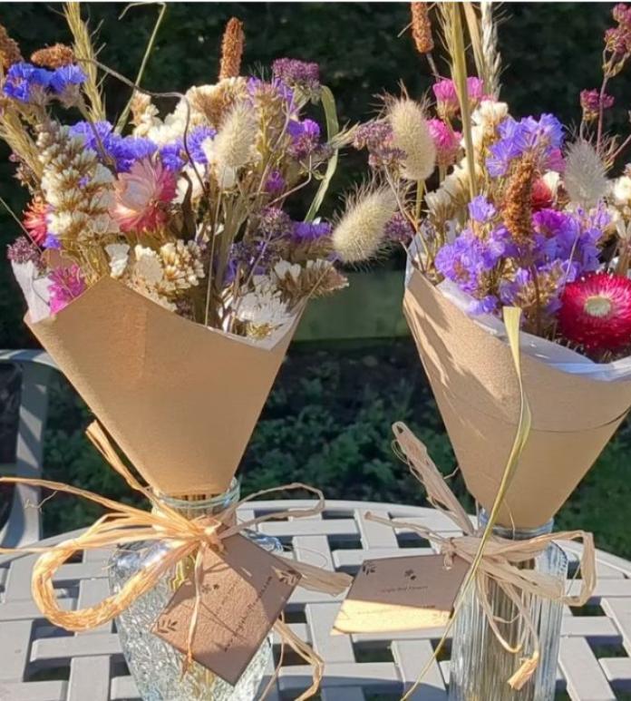 Two flower bouquets