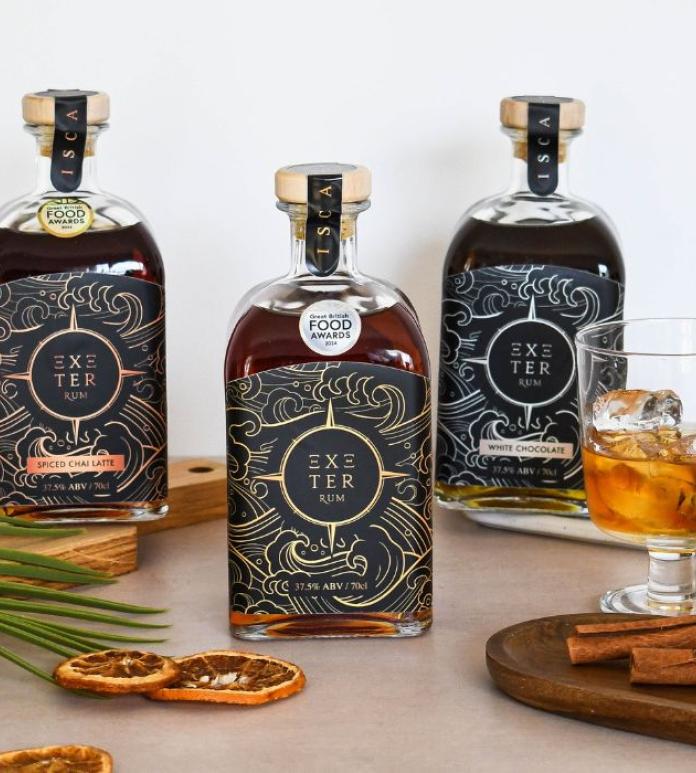 Gin bottles