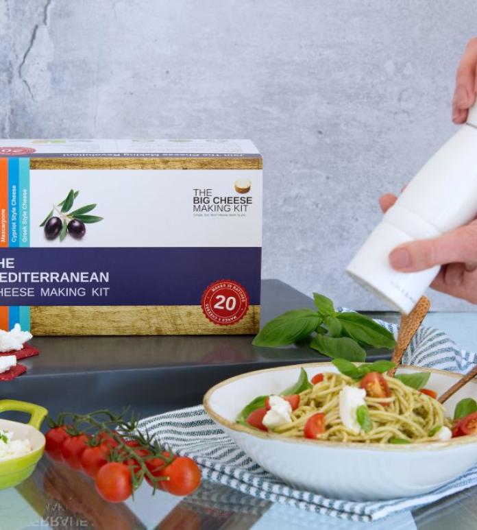 Example of the big cheese making kit