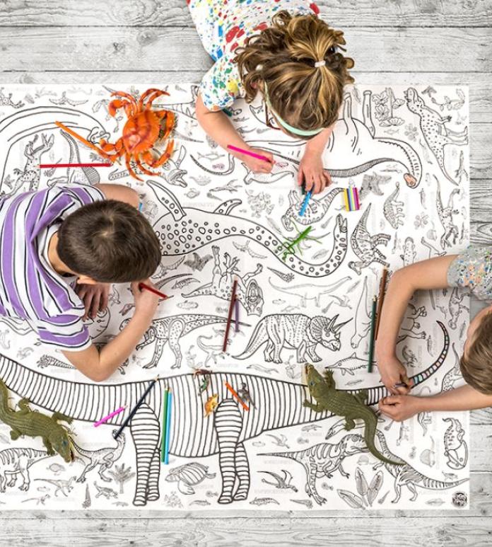 Large Colour-In Page