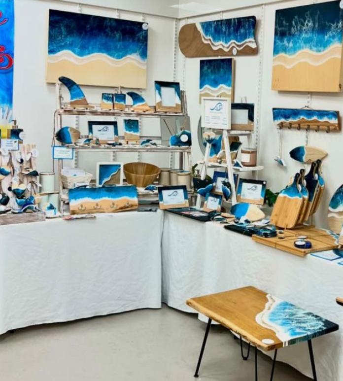 Hardwood Wave Pieces