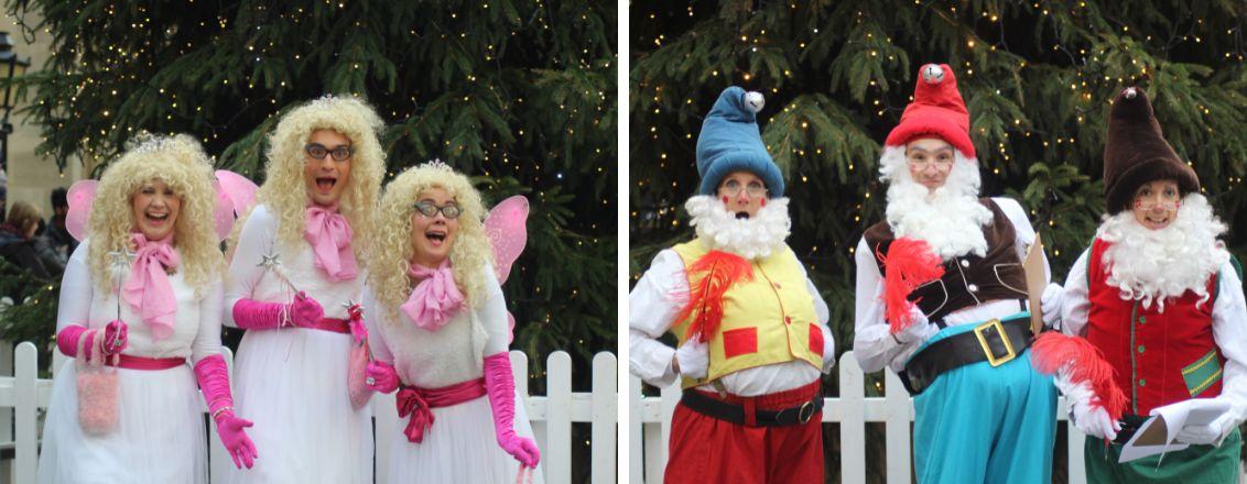 Natural Theatre Company actors in fancy dress