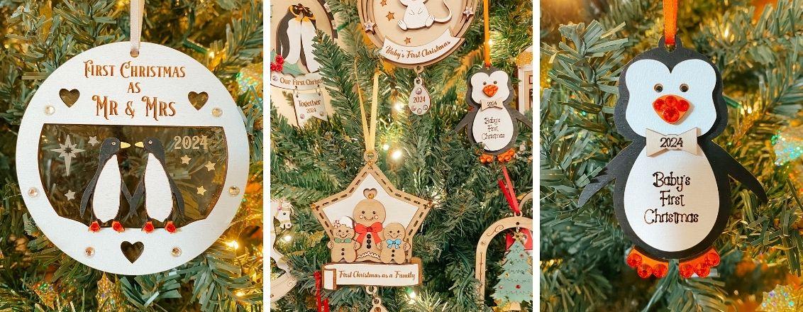 Three Christmas Decorations